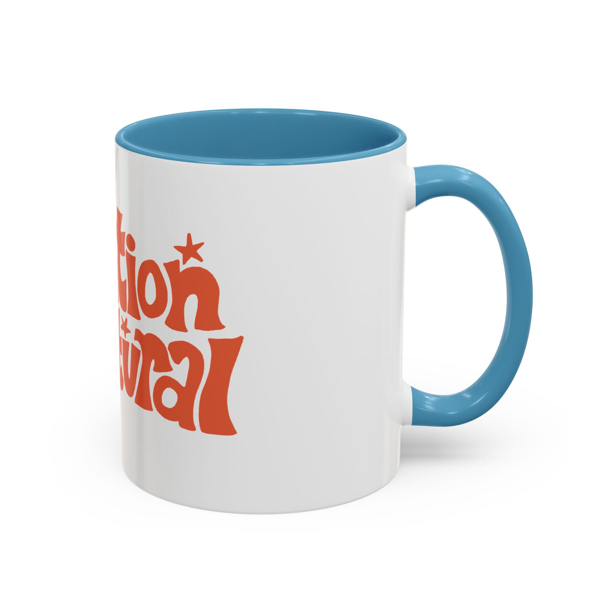 Two-Tone "Migration is Natural" Accent Mug