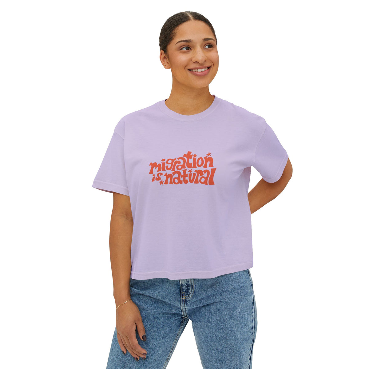 Migration Is Natural Boxy Tee