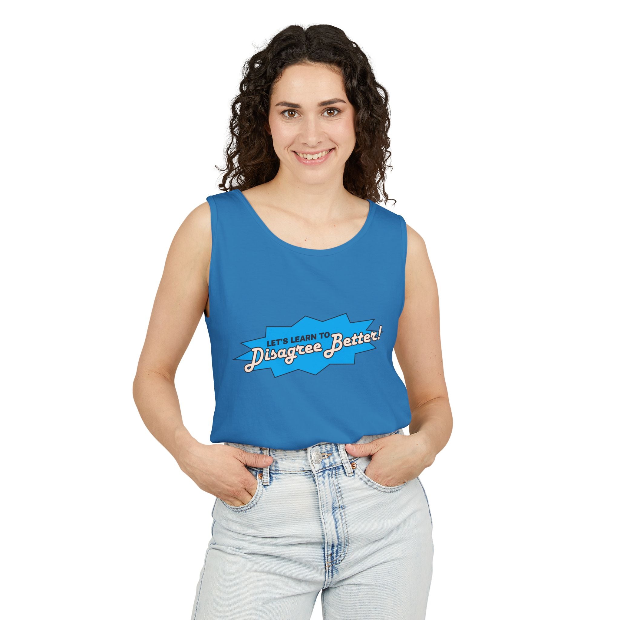 LET'S LEARN TO DISAGREE BETTER TANK TOP