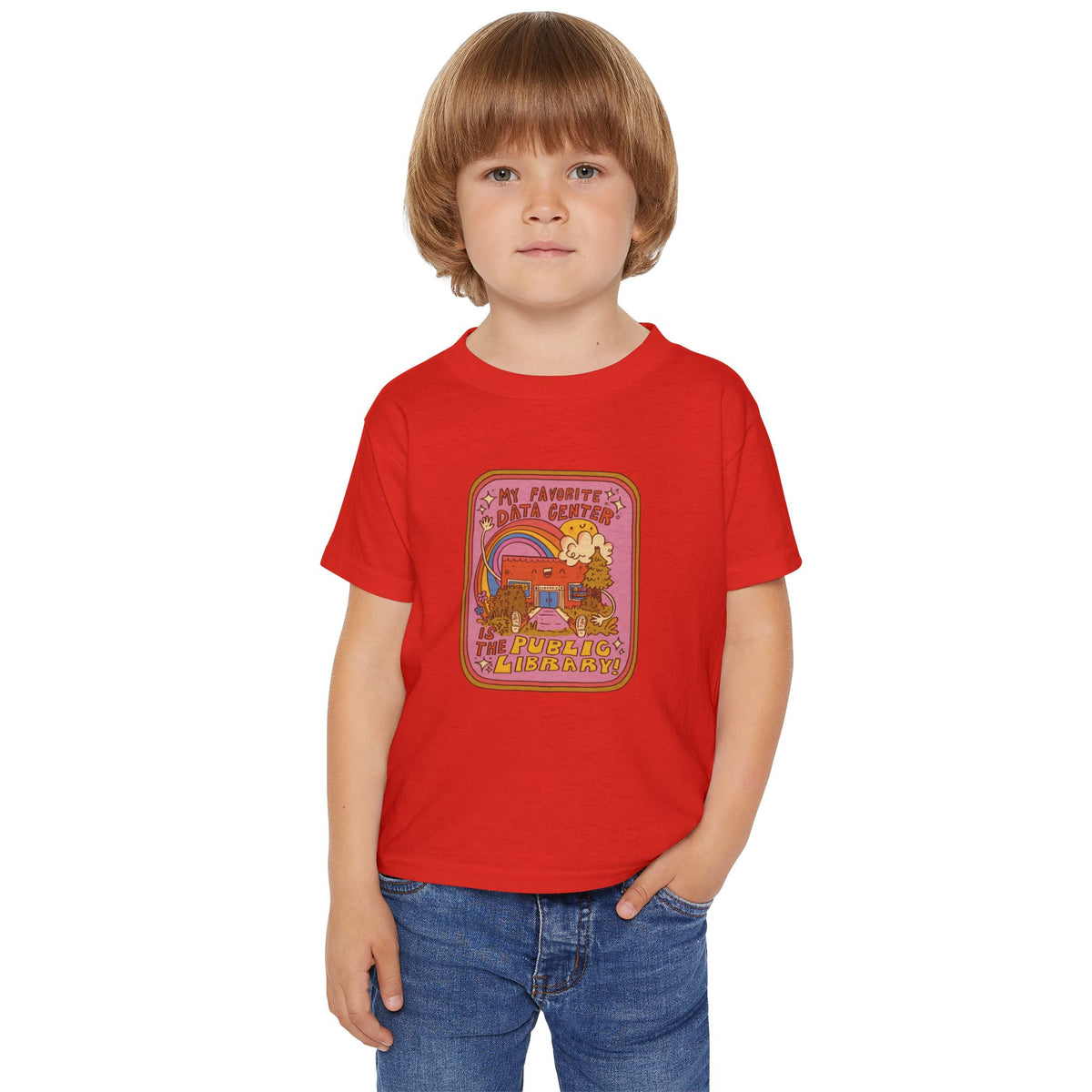 Public Library Toddler Cotton Heavy Weight Tee