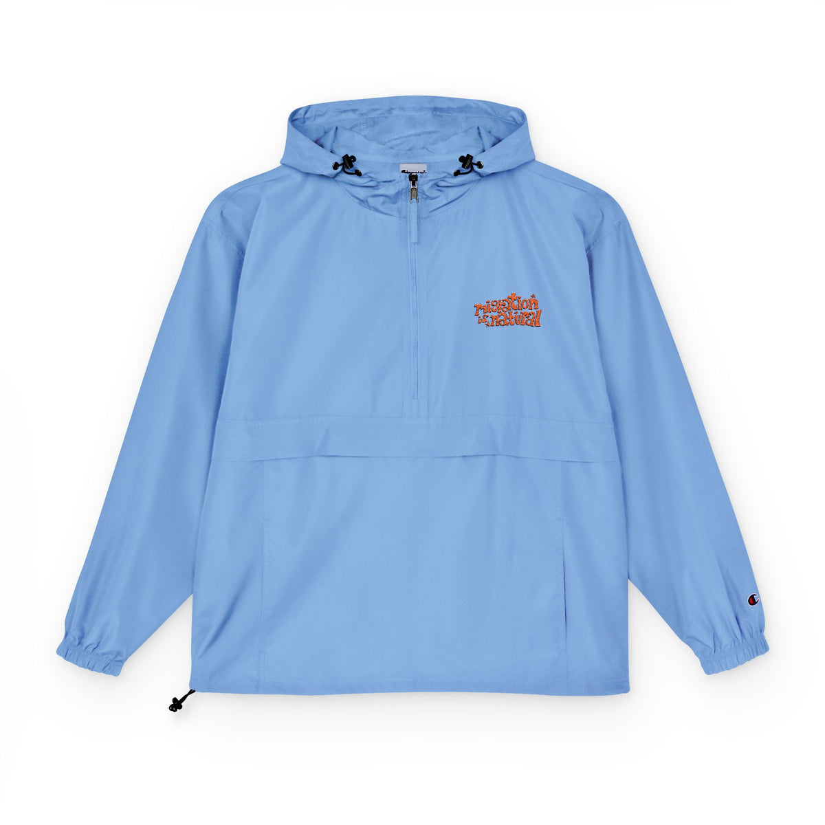 Migration is Natural Embroidered Unisex Packable Champion Anorak Jacket