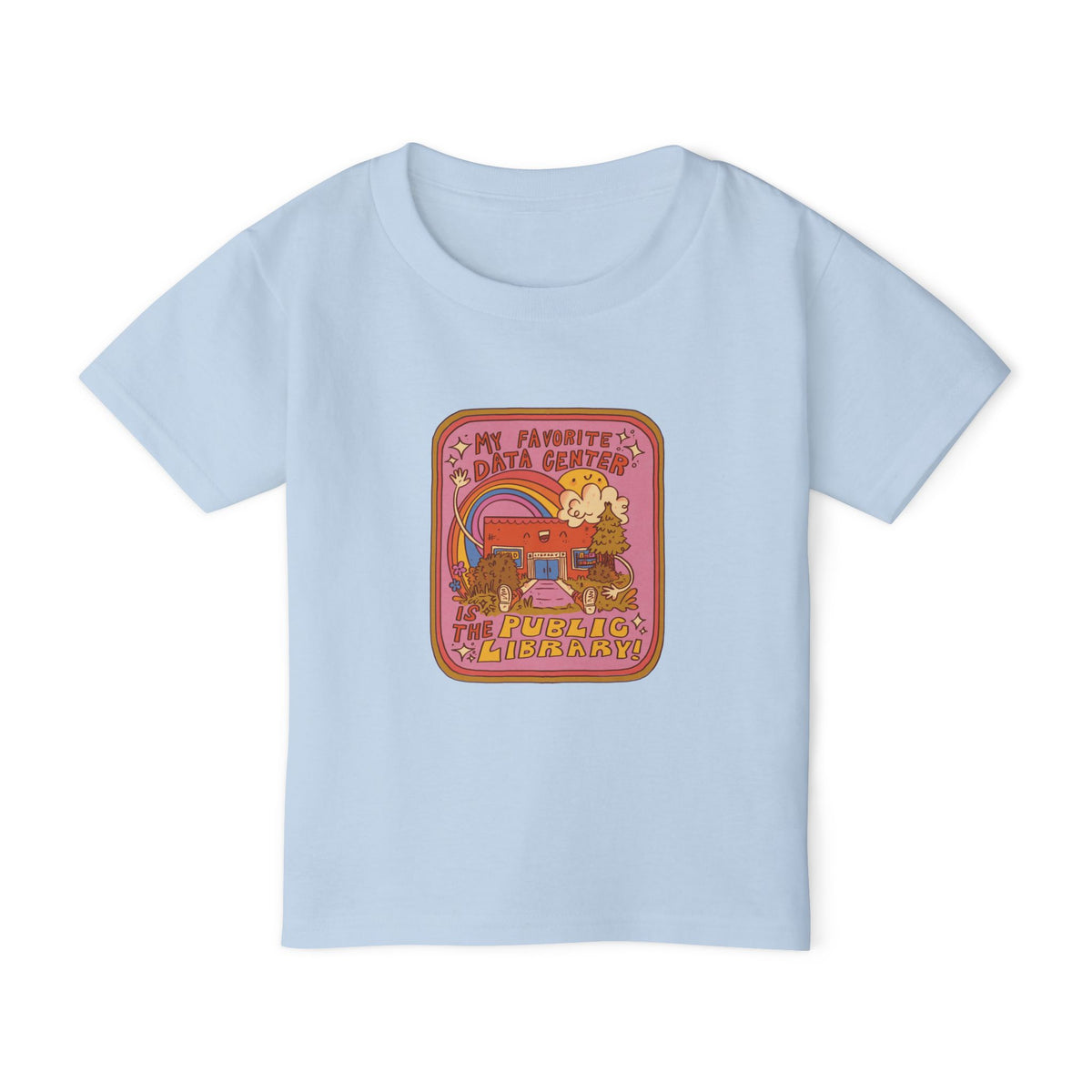 Public Library Toddler Cotton Heavy Weight Tee